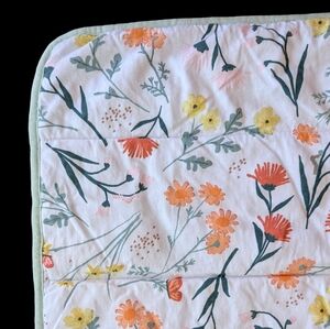 Cloud Island Target Baby 2021 Floral and Checkered Crib Blanket Lovey